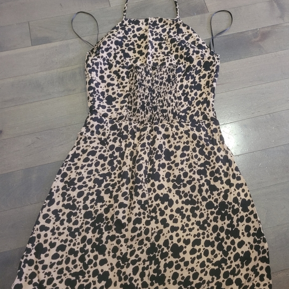 Reformation Printed Neck Tie Mini Dress - Picture 4 of 5